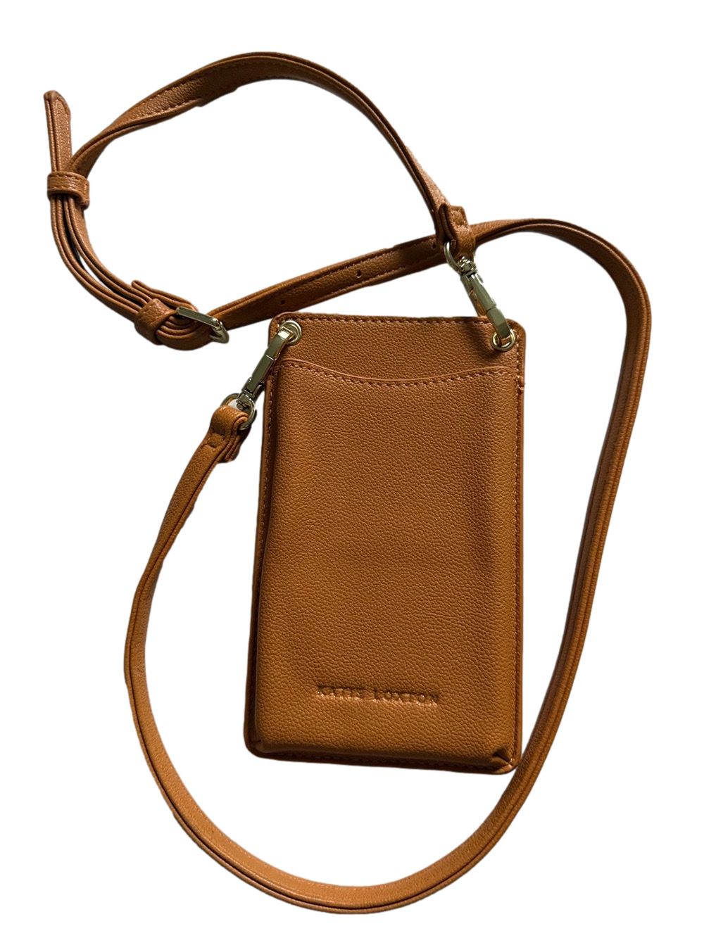 NEW KATIE LOXTON bea cell bag in mustard